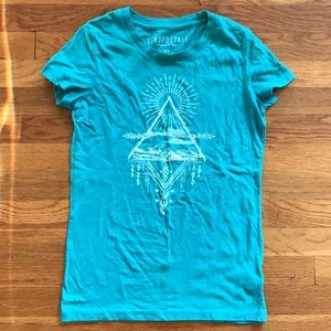 Girl’s Aeropostale Teal T-Shirt Size M
